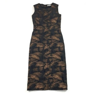 Lagi Nadeau Sleeveless Midi Sheath Dress Size 4